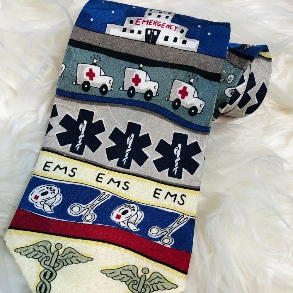 Doctor Medicine‎ Themed Mens Tie